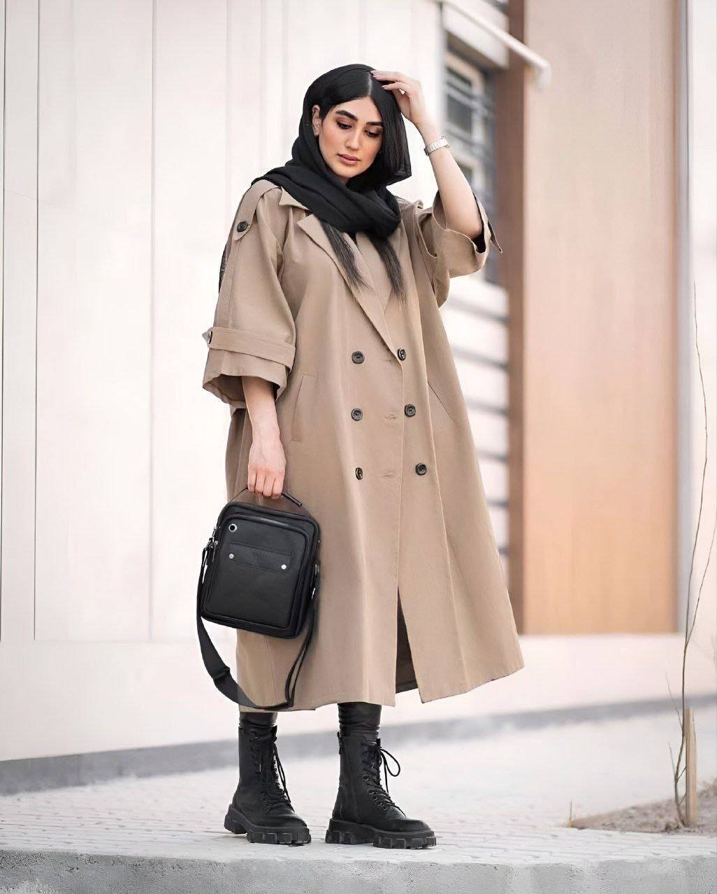 مانتو پاییزه آنا فوق العاده شیک